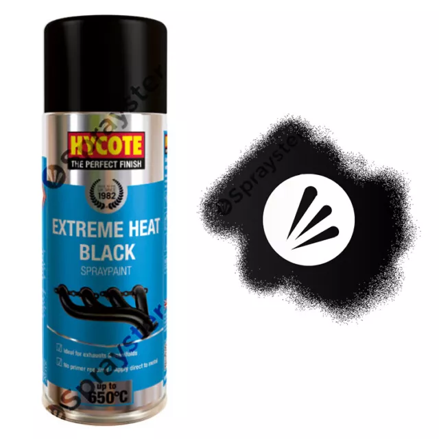 400ML Can VHT Very High Temperature Satin Black Spray Paint BBQ Barbecues  Stove