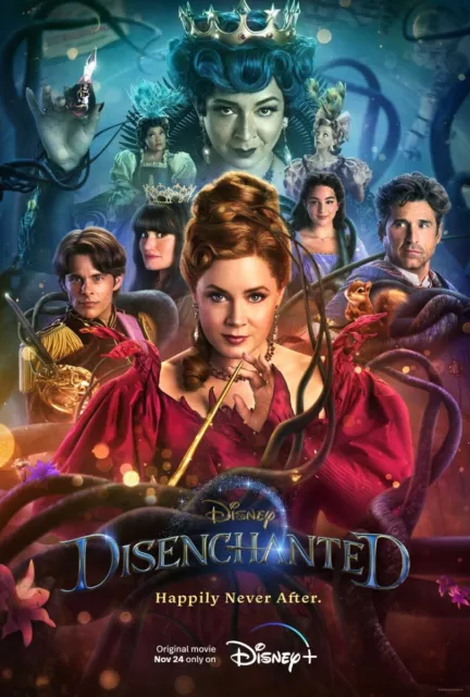 Disenchanted - original DS movie poster - 27x40 D/S Advance - MINT Disney+