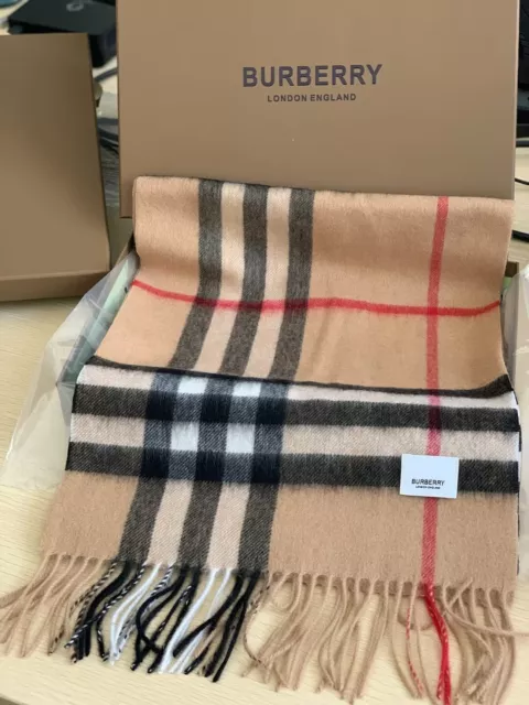 MEN S BVRBERRY CLASSIC Check Logo Vintage Reversible Large Mega