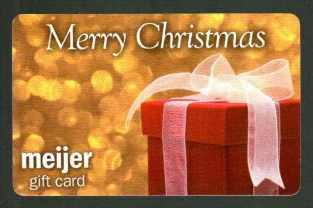 MEIJER Merry Christmas ( 2009 ) Gift Card ( $0 )
