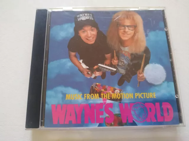 WAYNE´S WORLD SOUNDTRACK OST CD 1992 WARNER GERMAN EDITION QUEEN JIMI HENDRIX Am