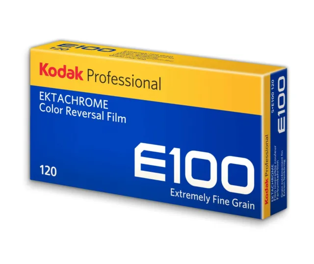 Kodak Ektachrome E100 120 Rollfilm 1 Film  Mhd  07/2022 Kurzläufer