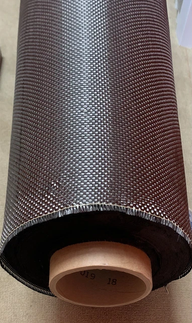 Carbon fiber fabric roll  400GSM/PW/(E)HTS45 E23 12K/1270mm 102 yards Sigmatex.
