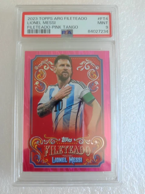 2023 TOPPS ARGENTINA Fileteado #20 Messi PSA10 $121.69