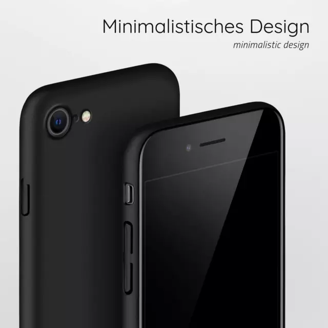 Hülle für Apple iPhone SE (2020) Schutzhülle AIR Slim Case Cover Matt Ultra Dünn 3