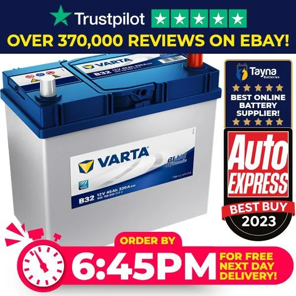 B33 VARTA BLUE Dynamic Car Battery 12V 45Ah (545157033) (155) £62.42 -  PicClick UK