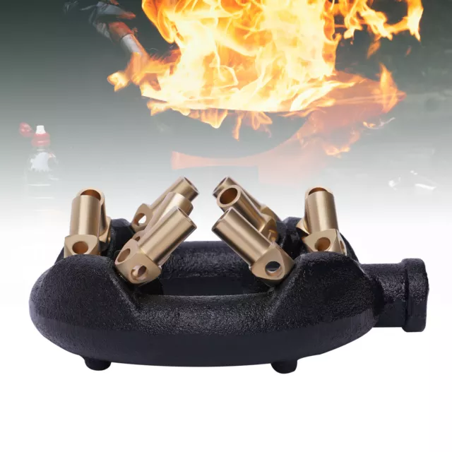 Jet Burner with 10 heads of Natural Gas Intake Chinese Wok Range Pot 80,000 BTU