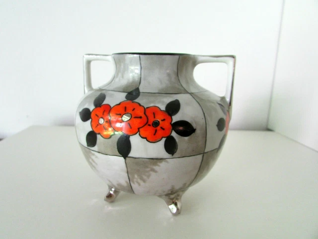 Antikes Art Deco Limoges Frankreich Porzellan Von Rella Vase Urne 4 Zoll 5