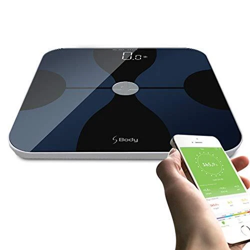 Escala digital inteligente inteligente para cuerpo Bluetooth escala de grasa corporal con LED oculto grande