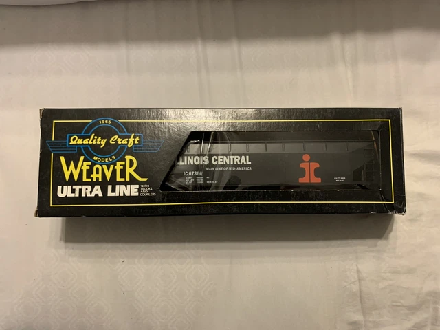 Weaver 3-Rail Illinois Central 3 Bay 70 Ton Coal Hopper Car! O Scale Ic Gulf