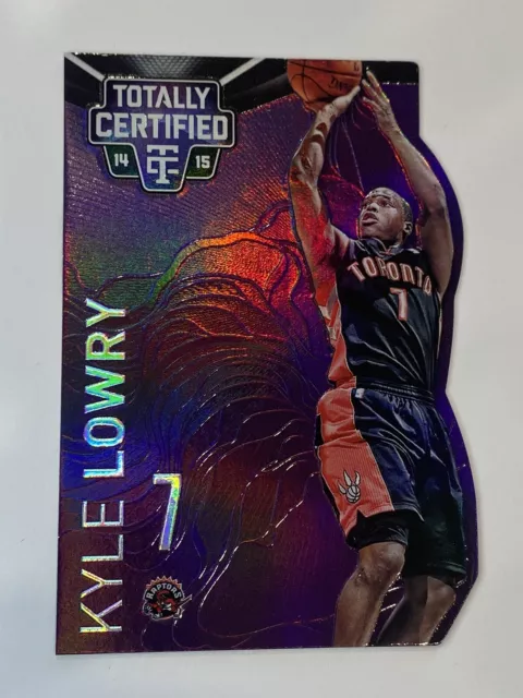 2014-15 Panini Totally Certified Platinum Purple Mirror /25 Kyle Lowry #3