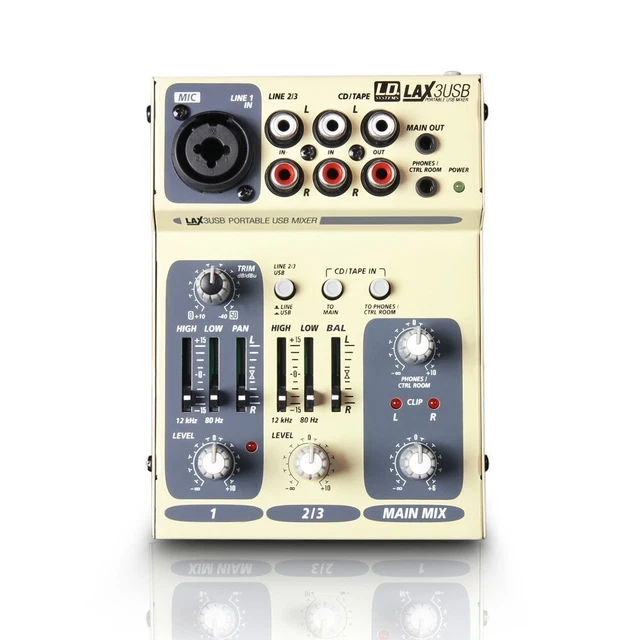 ancienne table de mixage VIVANCO MX 740 Stéréo Mixer 5 Channel Rétro Vintage 70s