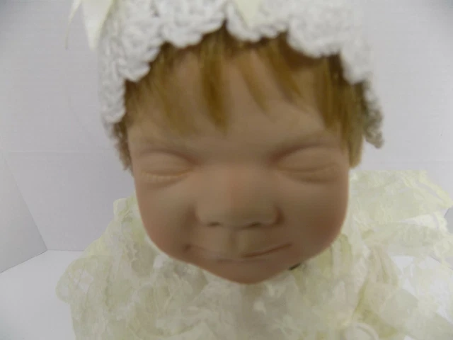 Good As Gold Porcelain Baby Doll Gift From Heaven Collection by Barbara Prusseit 3
