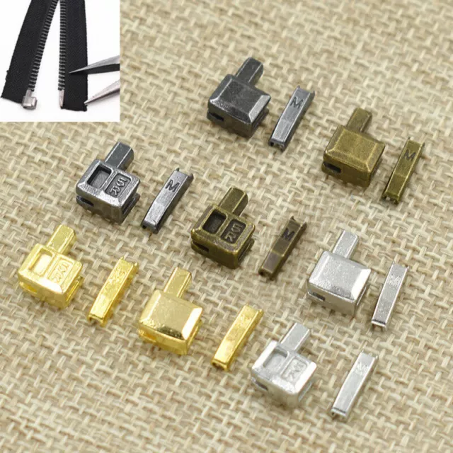 10Sets Zipper Repair Stopper Open End Tailor Sewing Craft Tool