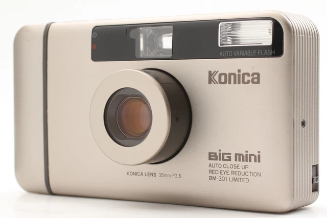 LCD Works [Near MINT] Konica Big mini BM-301 limited 35mm Film Camera From Japan