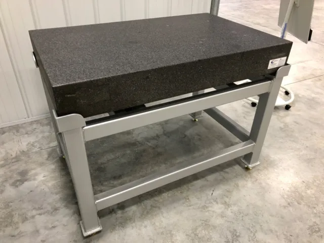 Granite Inspection table surface plate with Heavy duty self leveling stand