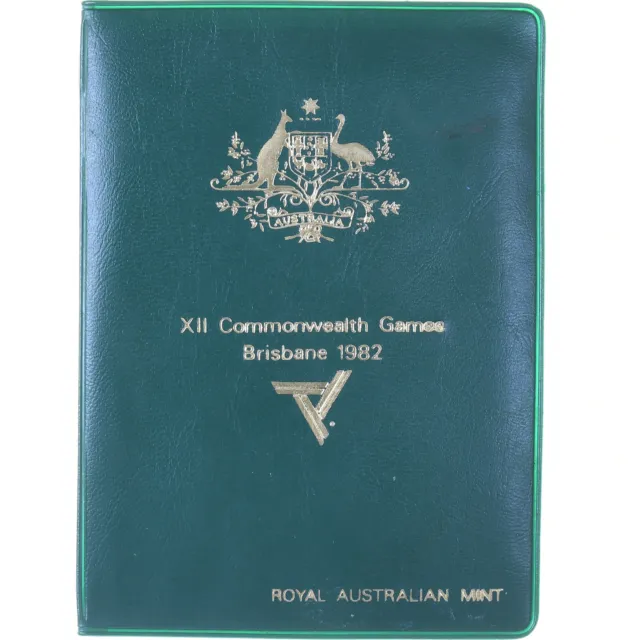 [#347643] Australia, Elizabeth II, XII Commonwealth Games coin set, 1982, MS