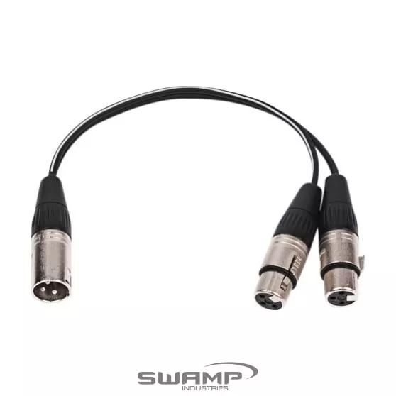 Microphone Channel Saver XLR Y-Cable Balanced - Pro Quality XLR Connectors