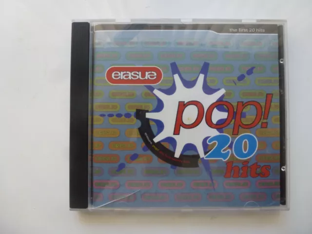 Erasure - Pop!The First 20 Hits Cd 1992 Uk