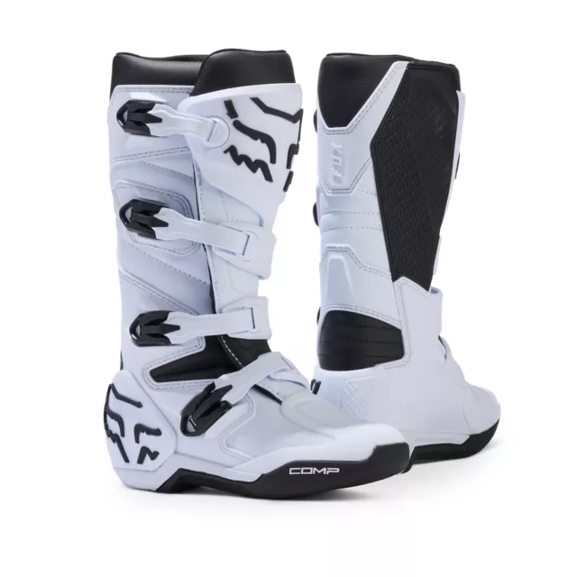 Fox Racing Youth COMP Motocross Boots (White) 30471-008