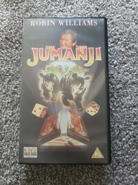 JUMANJI, VHS VIDEO, 1995, Robin Williams, Cert PG Movie £5.00 - PicClick UK