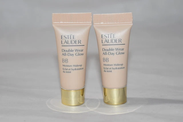 2x Estee Lauder BB Doble Desgaste Todo el Día Brillo Humedad Maquillaje .17 cada Intensidad 1
