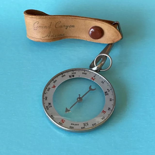 Vintage Grand Canyon National Park Souvenir Compass Made in Japan, Tested -Works