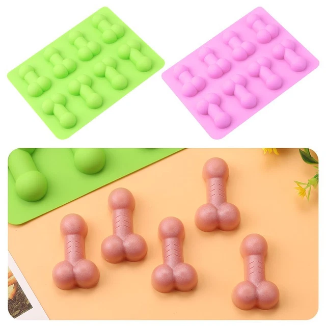 Silicone Moule à bougie Moule à Chocolat Savon Moule Moule à Gâteau Pénis
