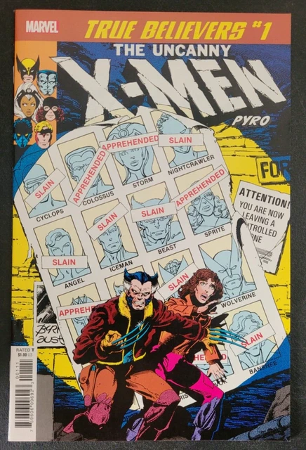 TRUE BELIEVERS:  Uncanny X-men #141 NM Reprint JOHN BYRNE Marvel comics