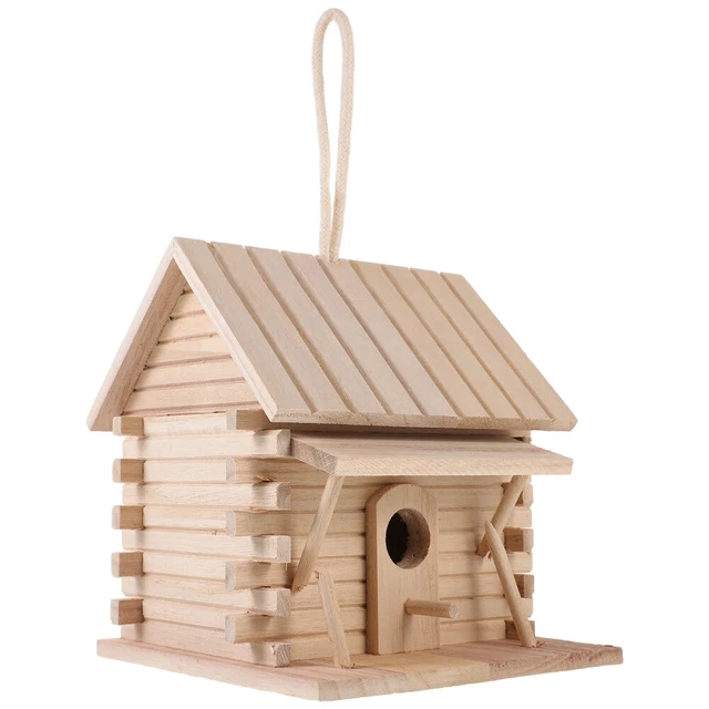 2 Pieces Birdhouse Houses for outside Birdcage The Bird's Nest