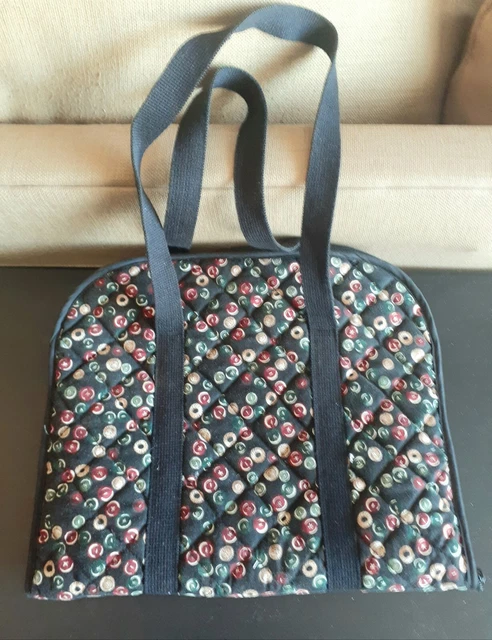 Organizador de agujas con cremallera cierre y correa para el hombro artesanías de coser ++