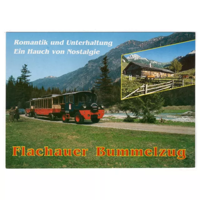 AK Eisenbahn Österreich / Flachau, "Flachauer Bummelzug", Bimmelbahn (Salzburg)