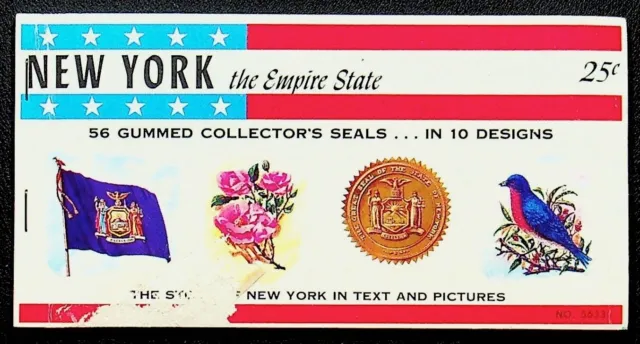 New York Gummed Collector's Seals In 10 Designs - Cc-40