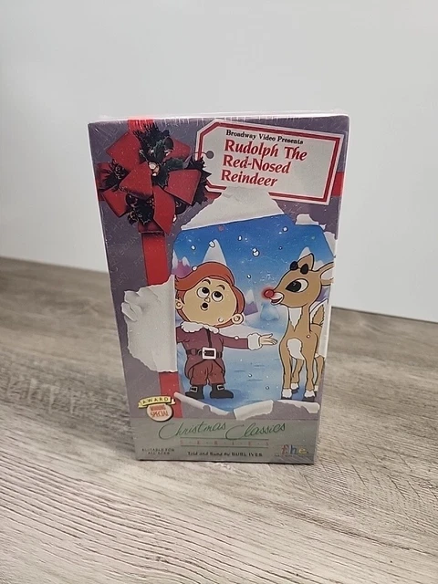 Wrapper Rudolph NEW, IN WRAPPER Rudolph The Red-Nosed Reindeer (VHS, 1989) £11.07 ...