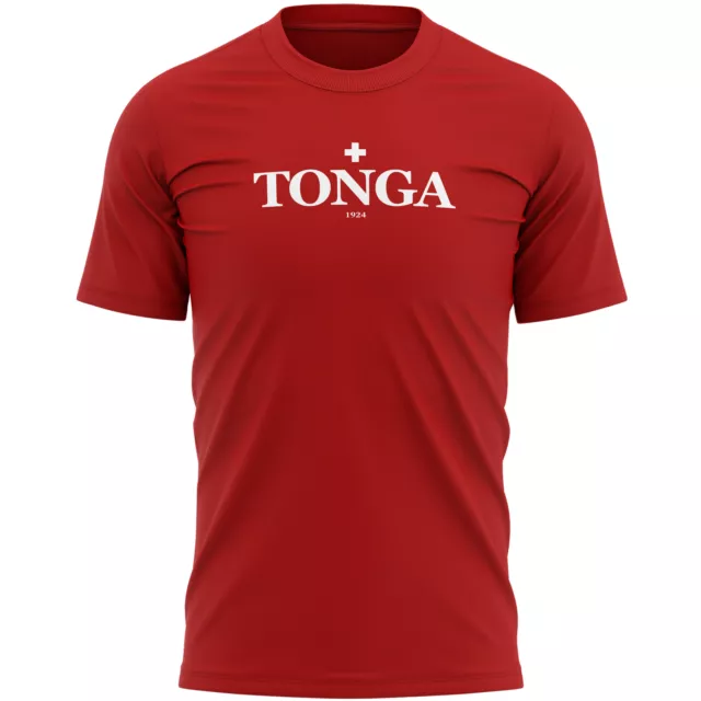 Tonga 1924 Mens T Shirt Country Sports Event Him Soccer Rugby Tee Top Men