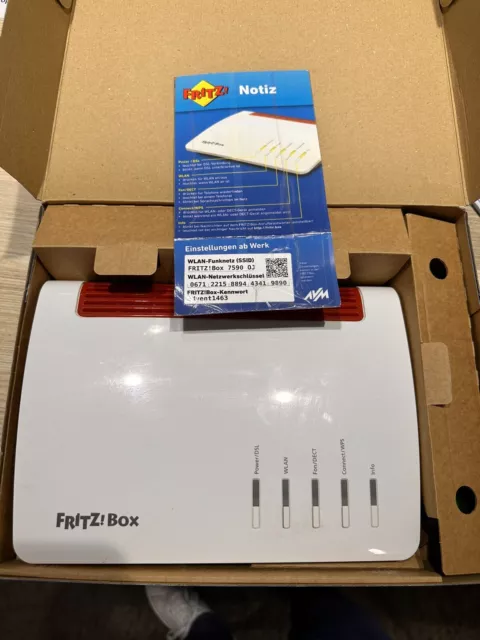 AVM FRITZ!Box 7590 WLAN Router mit Modem - Weiß (20002784)