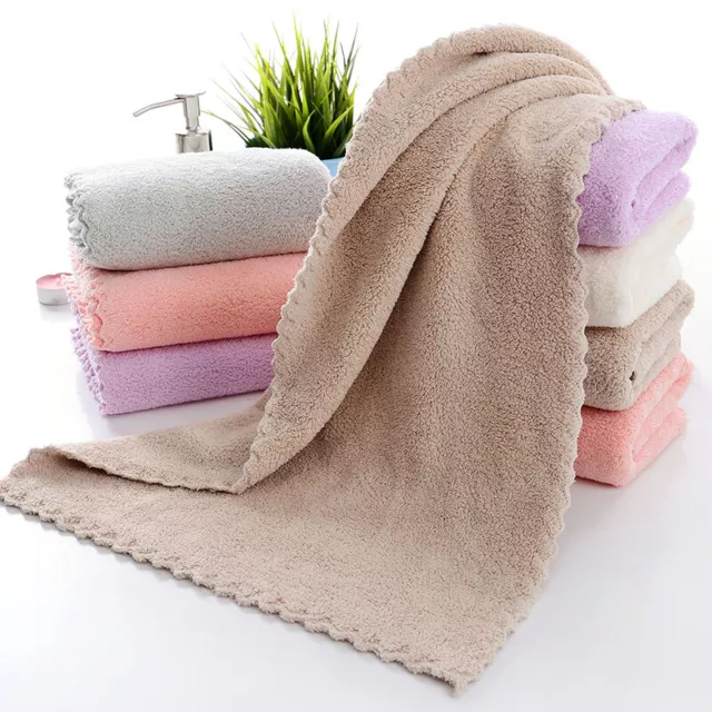 Microfiber Soft Shower Bath Towel Hair Face Hand Towel Home Absorbent Towels *