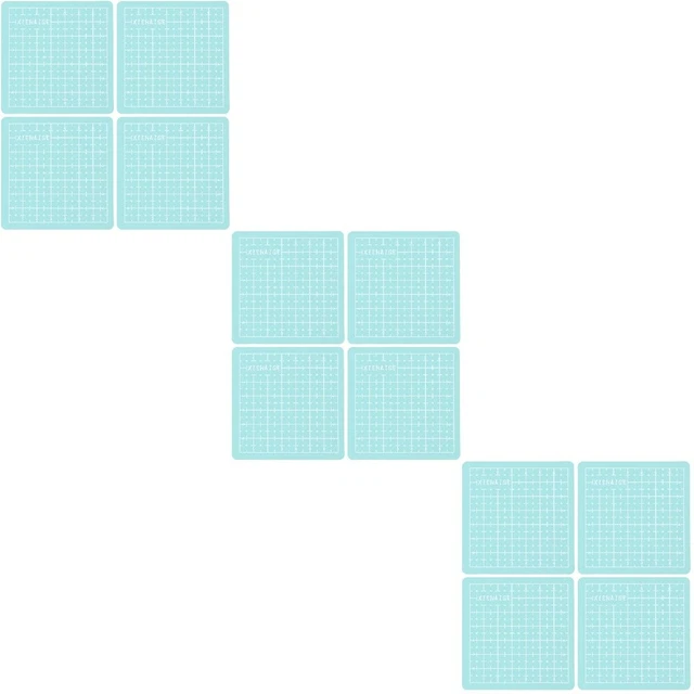 3x Alfombras Profesionales Mate Duraderas Scrapbooking Borde Brillo Almohadilla Brillante
