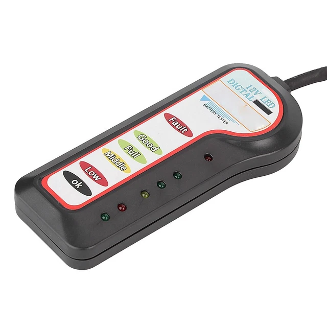 Tester batteria auto 12 V tester di carico 12 V tester batteria LED auto portatile con 6