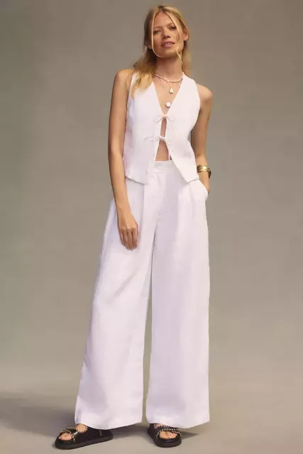 NWT Anthropologie Faithfull Circa Linen Pants size M