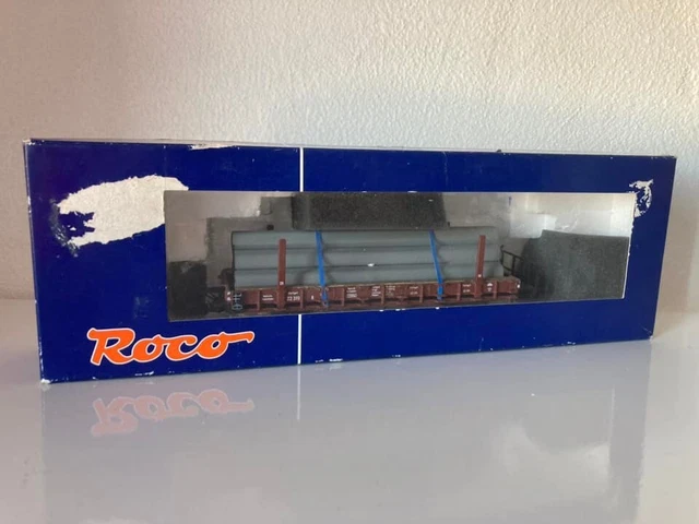 ROCO ech HO Rame DB 4 Wagons travaux sur voies 4316 4317 4333 4359 Grue atelier