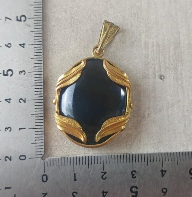 Médaillon Pendentif ancien en or et perles - Bijoux anciens