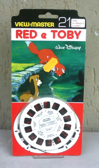 VIEW MASTER RED & TOBY dischetti 3D originali ANNI 60 / 70/ 80 SIGILLATI