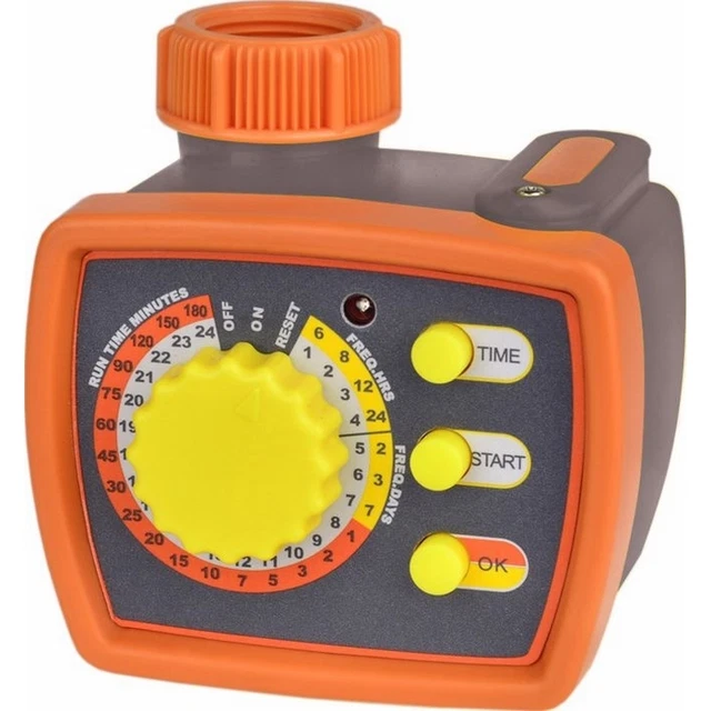 Programmatore Irrigazione con orologio Centralina Meccanica Timer Papillon 95047