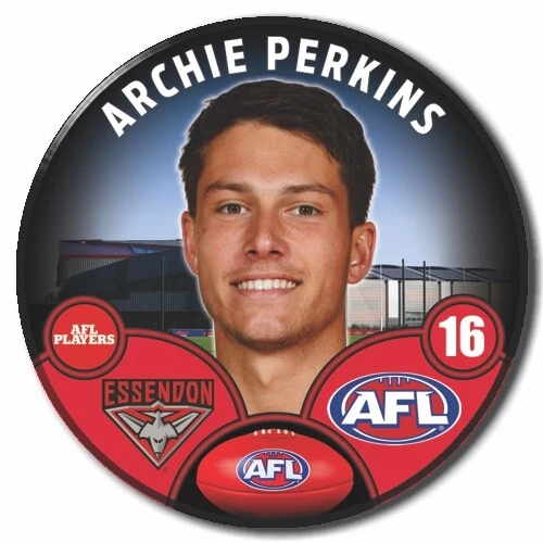 2023 AFL ESSENDON Football Club - PERKINS, Archie $7.00 - PicClick AU