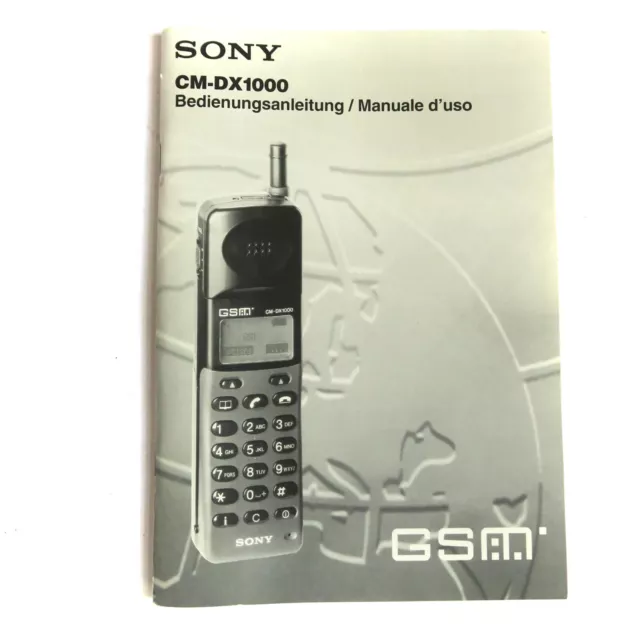 SONY CM-DX1000 Bedienungsanleitung mobile phone - in Deutsch / Italienisch