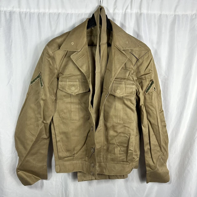 WWII USMC MARINE Corp Named Vandergriff Ike Jacket & Pants Summer