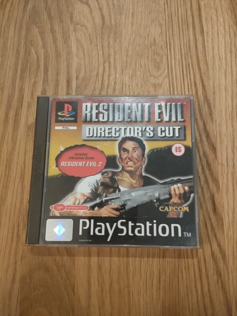 jaquette jeu arriere sony ps1 resident evil silver edition