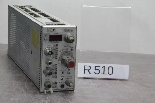 TEKTRONIX 7A13 DIFFERENTIAL COMPARATOR 100MHz PLUG-IN # R510