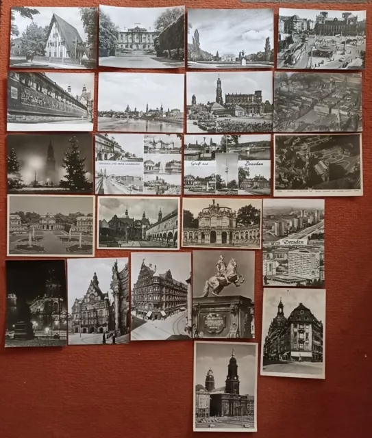 Dresden 22 sw Ansichtskarten - Postkarten Konvolut, Sammlung, Lot 4.